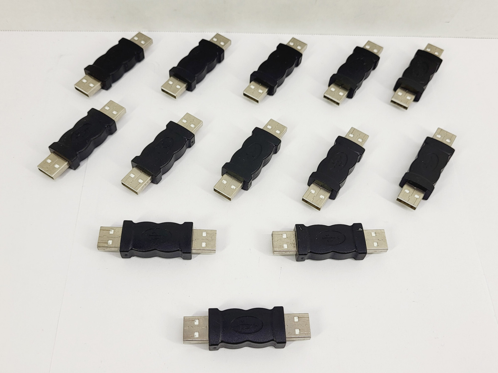 (13pcs) USB AM/AM Adapter (USB A - Male to USB A - Male) - New