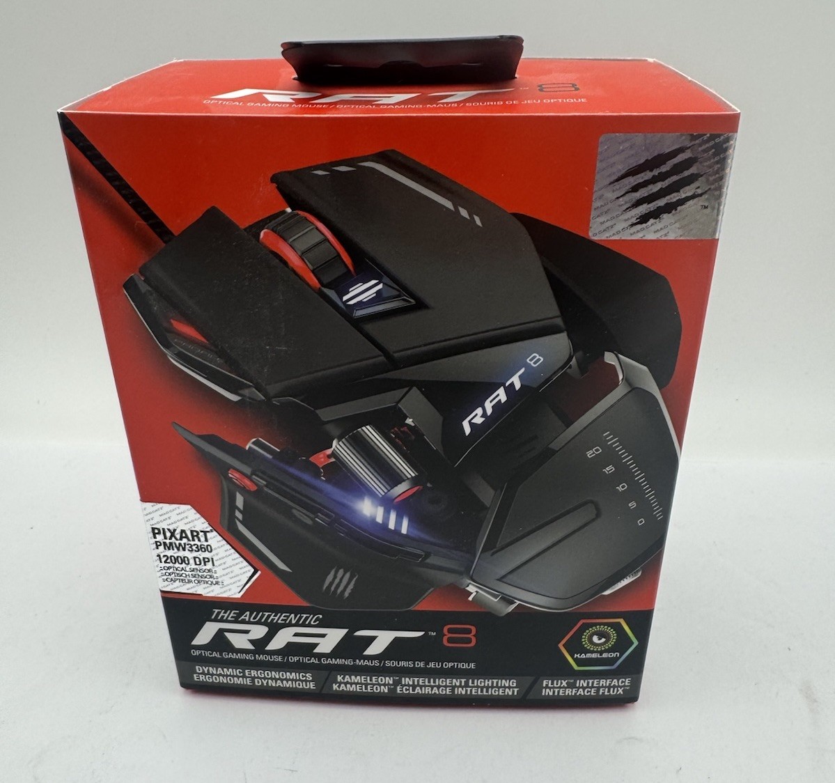 Mad Catz R.A.T.8 Plus Wired Gaming Mouse FPS Up to 16000 DPI