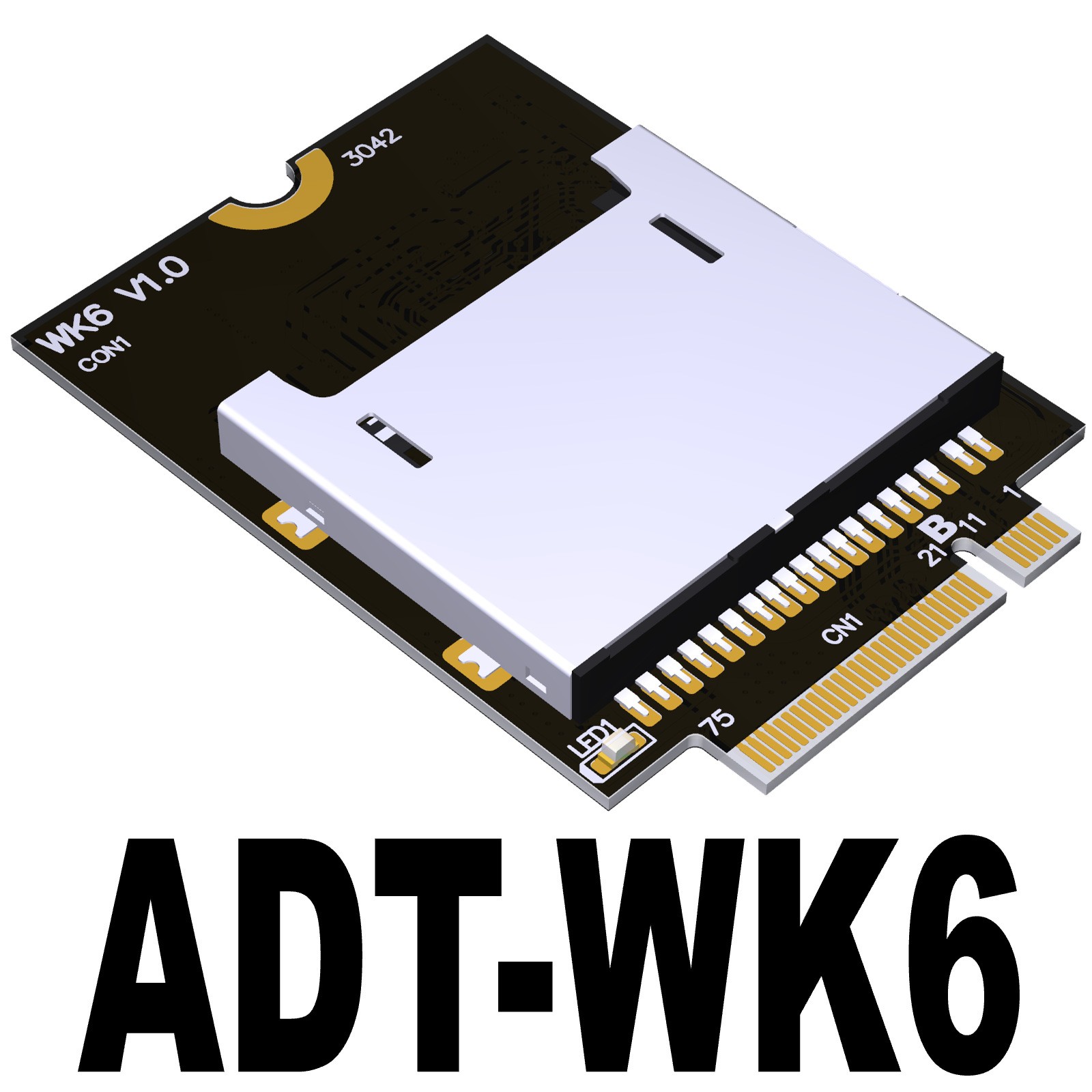 ADT M.2 B- Key Transfer Sd4.0 Memory Card UHS-II USB 3.0 High Speed Ngff3042 New