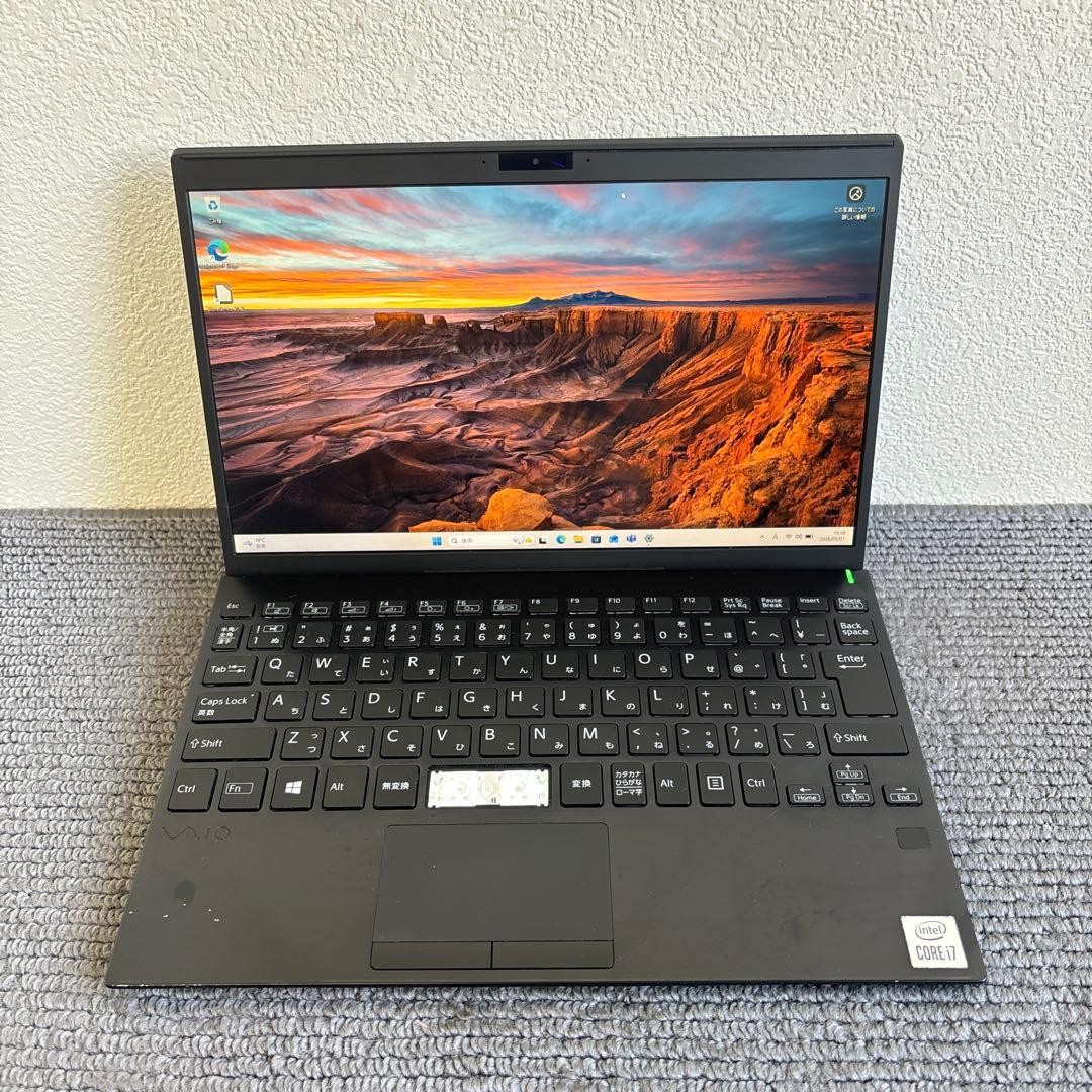 VAIO VJPJ13C11N SX12 i7-1065G7 8GB SSD 128GB 12.5" Win11 Laptop Tested Very Good