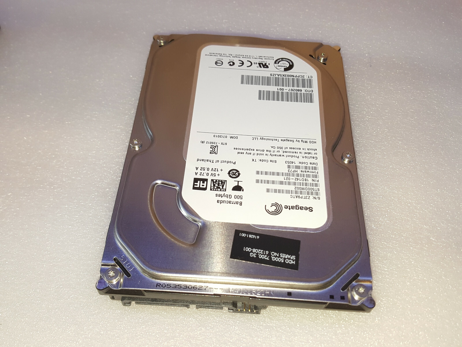 HP Pavilion p7-1126s - 500GB Hard Drive with Windows 10 Pro 64-Bit Installed