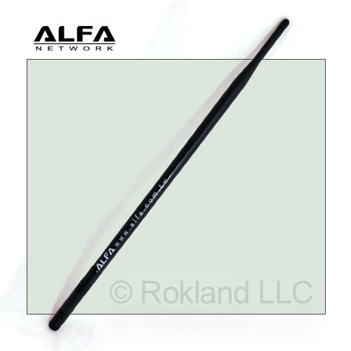 ALFA 9 dBi Wi-Fi RP-SMA Dipole Omni Antenna ARS-N19 