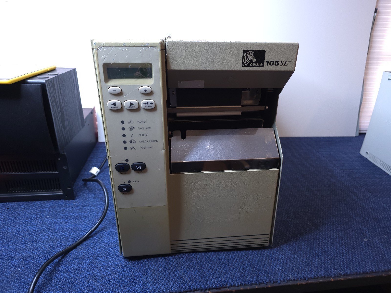 Zebra 105SL Thermal Transfer Industrial Barcode Label Printer Business Lab