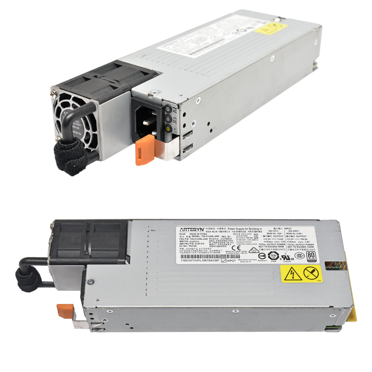 IBM Artesyn 700-013496-J000 Power Supply / Power Supply 900/1300W 700-013496-J200