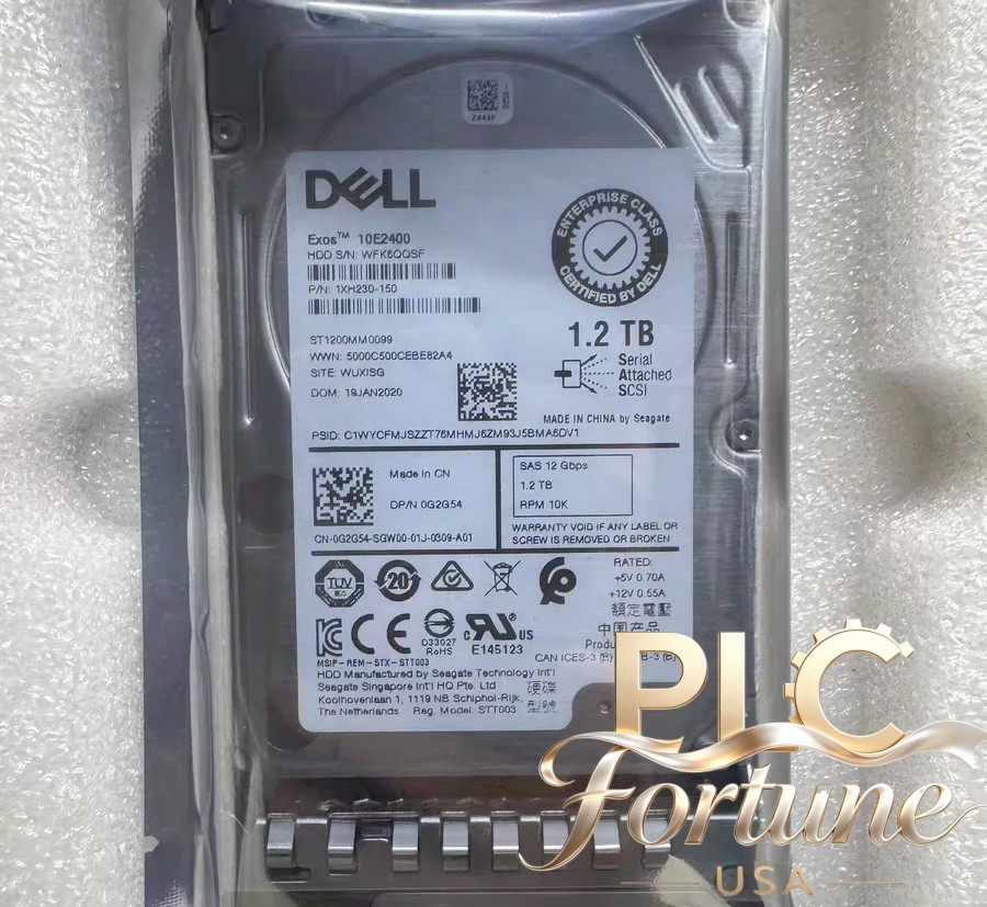 New Dell G2G54 0G2G54 DXD9H 1.2TB 10K 12G 2.5 SAS Hard Drive ST1200MM0099