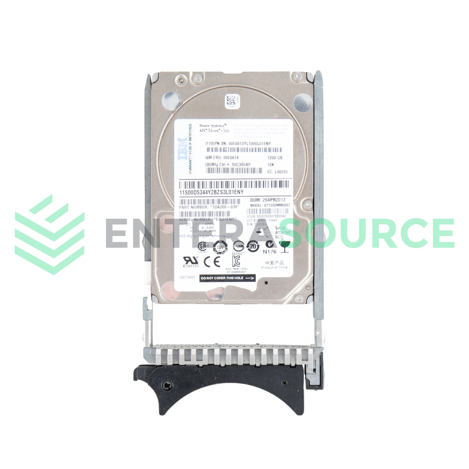 IBM 00E8614 1.2TB 10K SAS 2.5" 6Gbps Hard Drive | Seagate ST1200MM0007