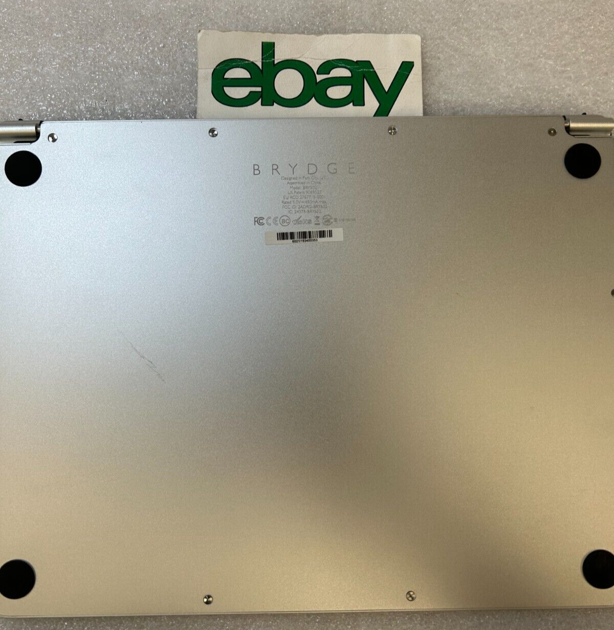 Brydge BRY6021 12.9 Wireless Keyboard Compatible with 12.9" iPad Pro Free S/H