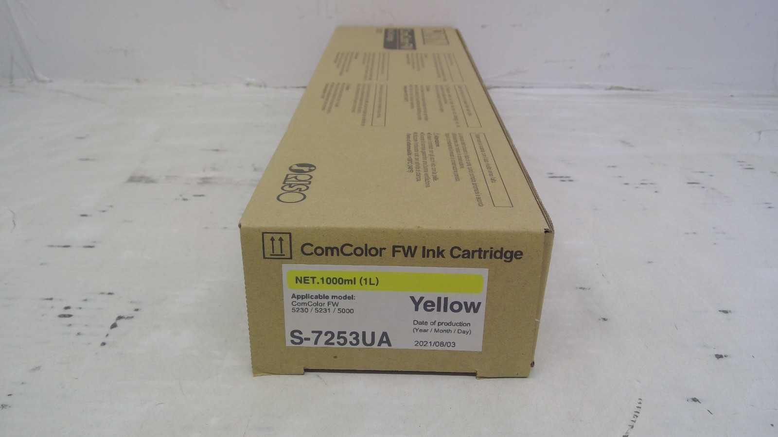 Genuine RISO 5230/5231/5000 Yellow Toner Cartridge S-7253US S7253UA