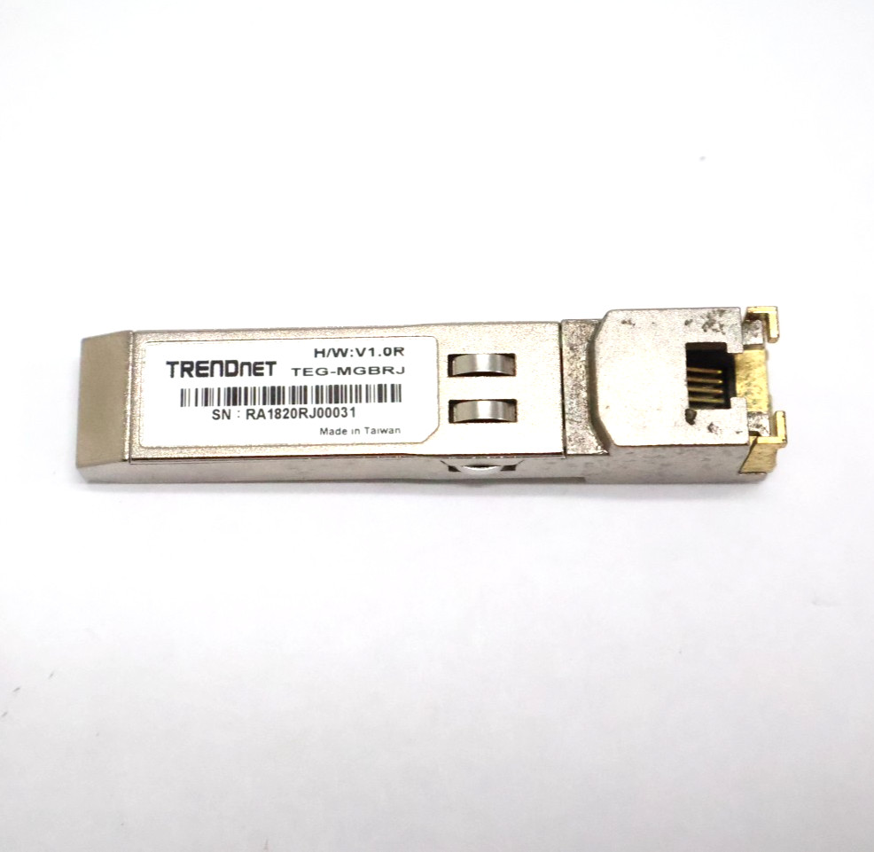 TRENDnet TEG-MGBRJ 1000BASE-T RJ-45 Copper SFP Module