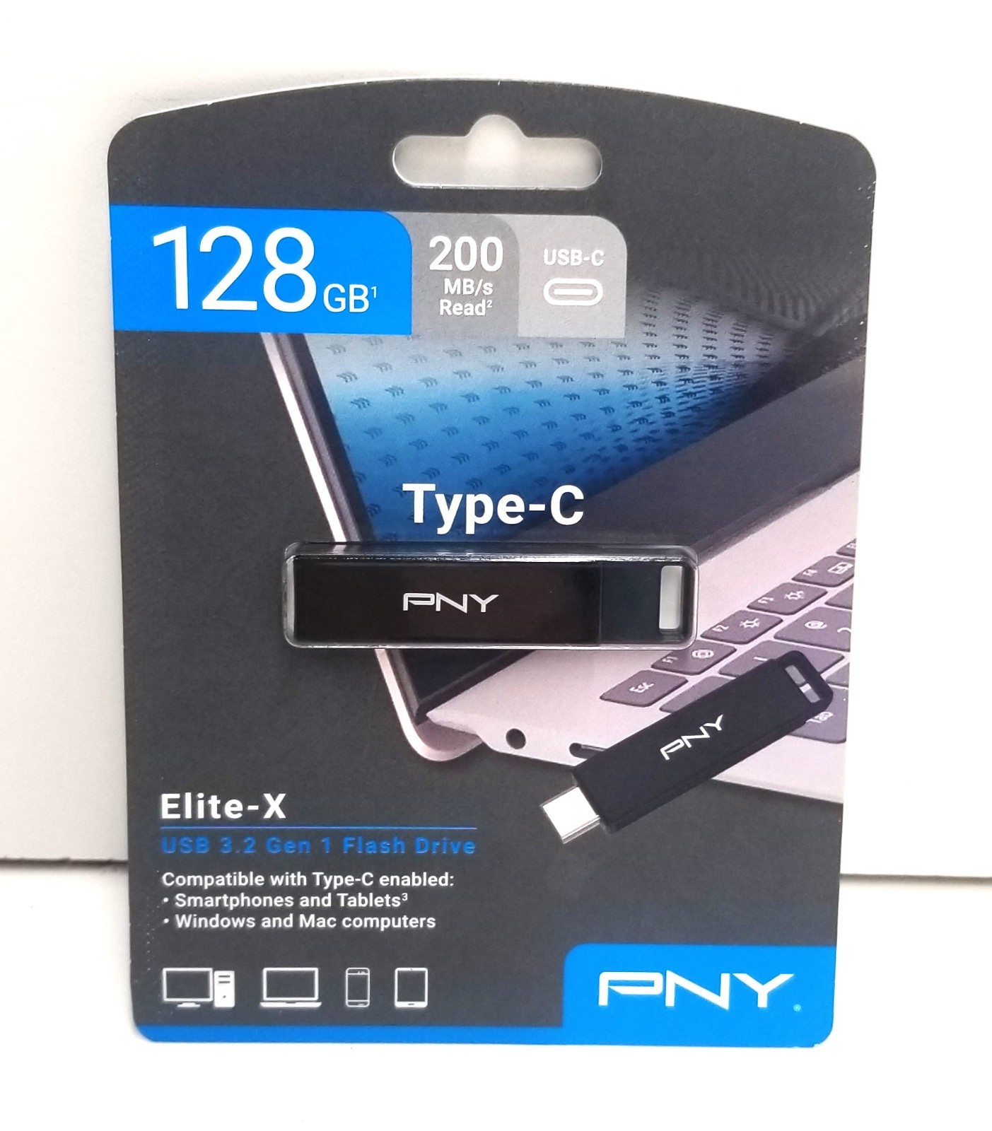 New Sealed PNY 128GB Elite-X USB 3.2 Flash Drive - 220MB/s