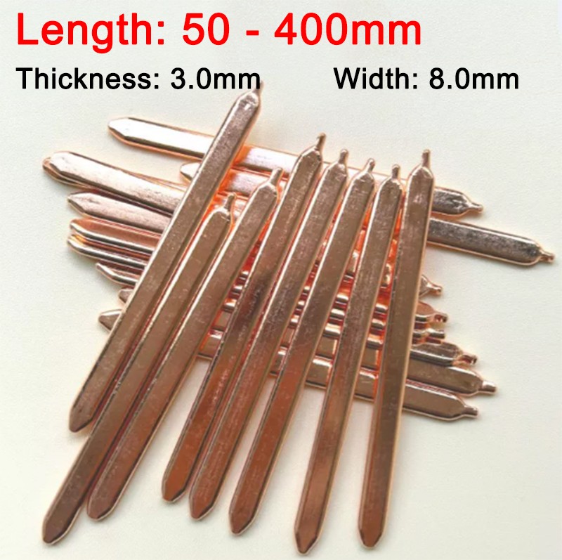 50-400mm Copper Flat Heat Pipe for Cooling Laptop CPU GPU Heatsink W 8 xT 3mm