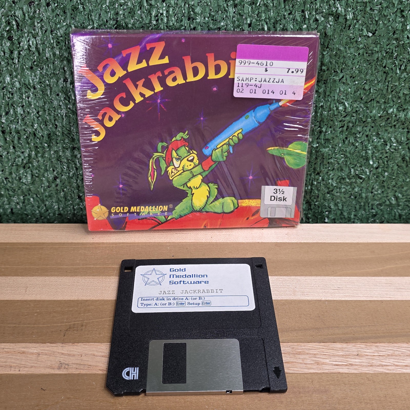 Vintage SUPER RARE Jazz Jackrabbit Epic Megagames IBM PC 3.5” Disks