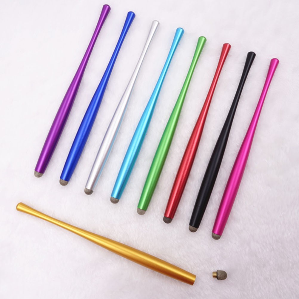 2 Pcs Active Pen Capacitive Stylus Touch-screen for Screens Fiber Tips Pens