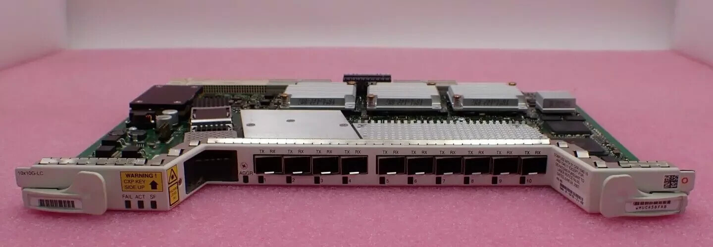 Cisco ONS 15454 10x10G-LC 10-Port 10Gb/s SFP+ Line Card 15454-M-10x10G-LC