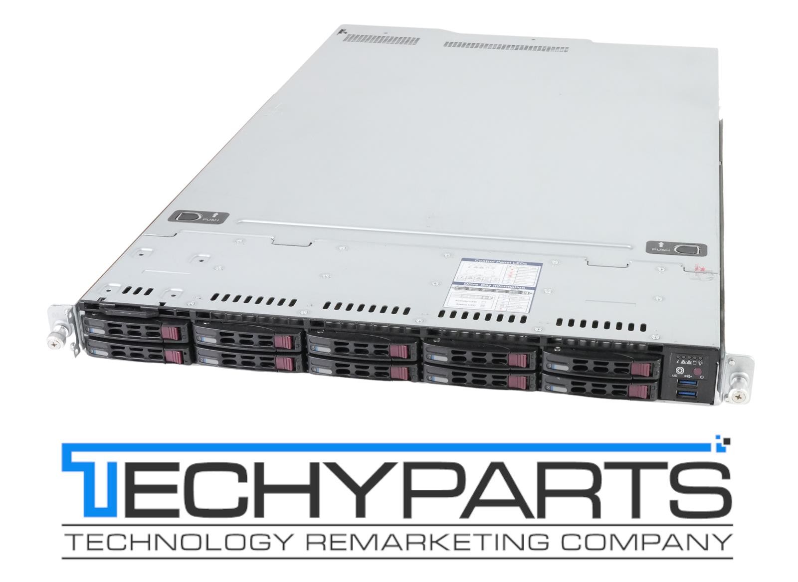 Supermicro SYS-1029U-TRT 1U 10-Bay 2.5" Dual LGA3647 Xeon Scalable Server CTO