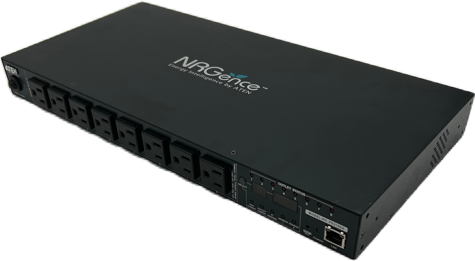Aten PE6108A 8-Outlet 15A/12A Power Distribution Unit PDU Rackmount