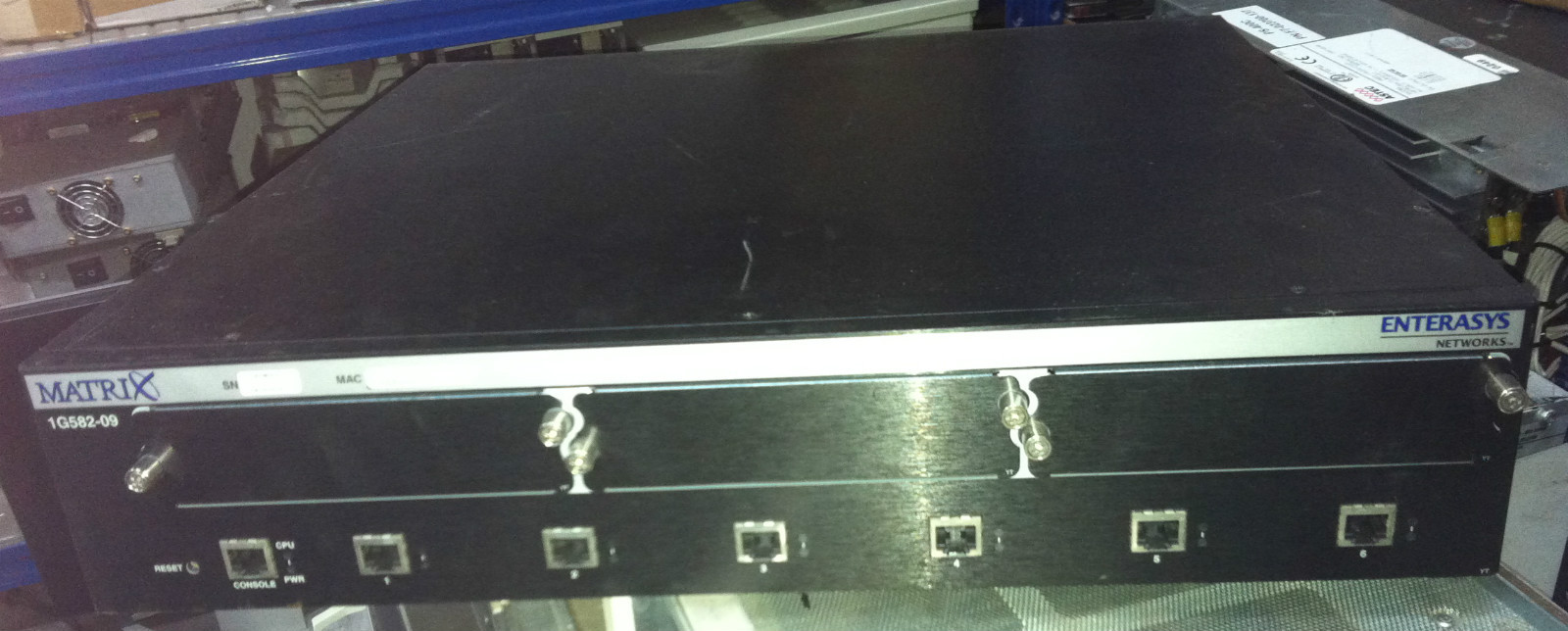 ENTERASYS MATRIX E1 1G582-09 6-PORT GIGABIT SWITCH 