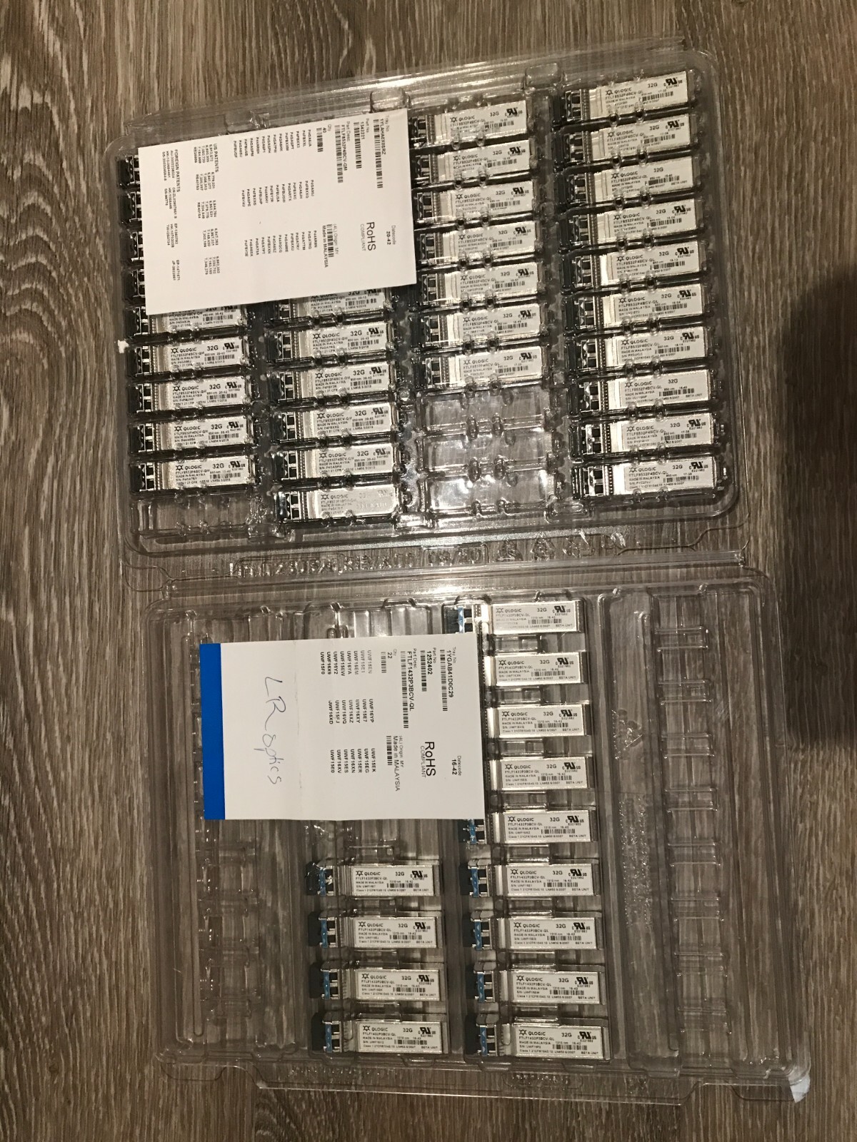 （1PC）Qlogic FTLF8532P4BCV-QM SFP28 SR 32G Fiber Channel 850nm 100m over LC MMF