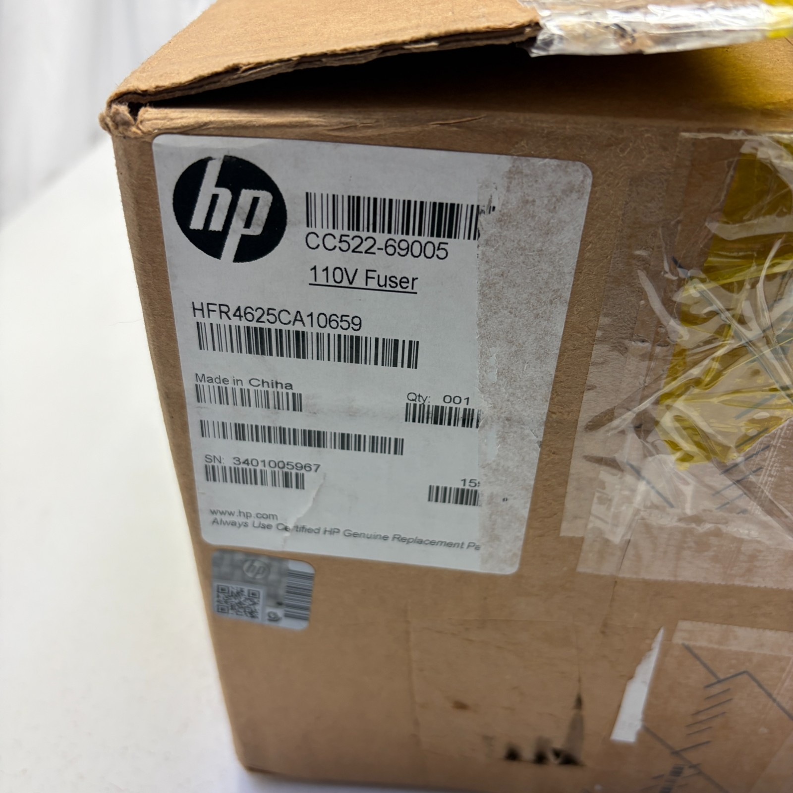GENUINE HP CC522-69005 110V FUSER UNIT