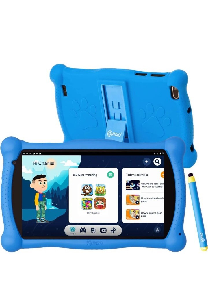 Contixo Kids Tablet V10, 7-inch HD, Ages 3-10 Kids and Adults Tablet with Camera