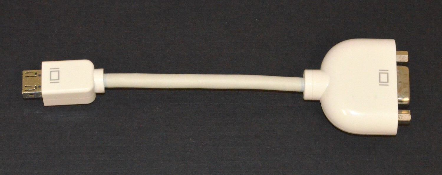 Apple Mini VGA to VGA Display Adapter *Used* M8639G/A