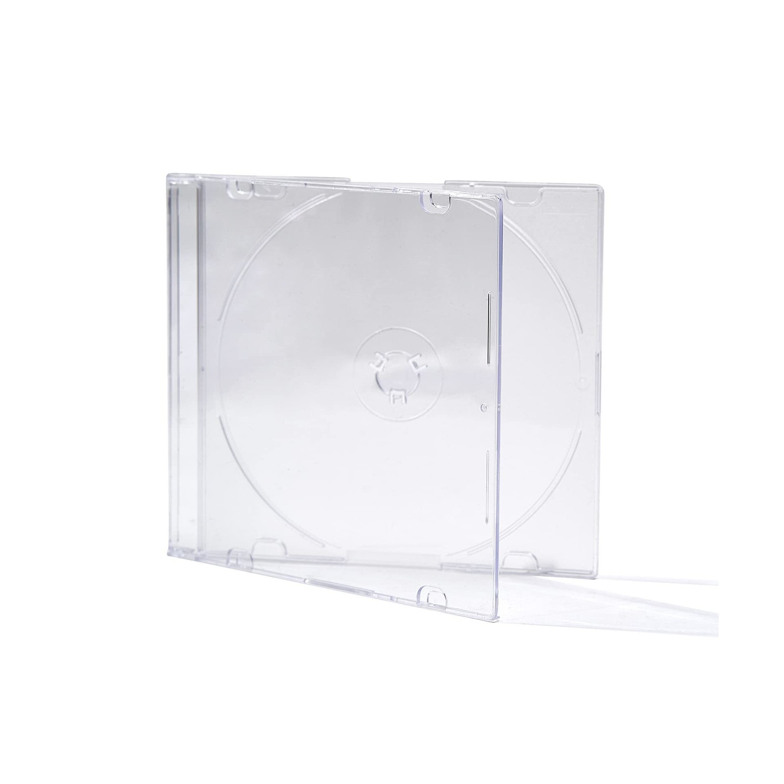 Maxtek Ultra Thin 5.2mm Slim Clear CD Jewel with Built in Frost Clear Tr...