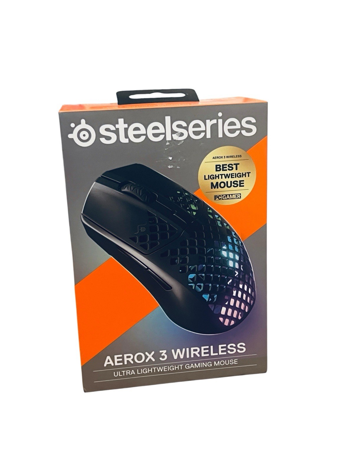 SteelSeries Aerox 3 Wireless Gaming Mouse RGB IP54 Water Resistant New