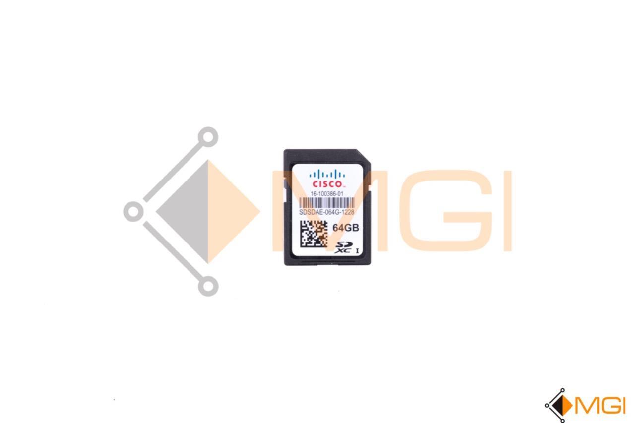 CISCO 64GB SD MEMORY CARD FOR UCS SERVERS // 16-100386-01 // 