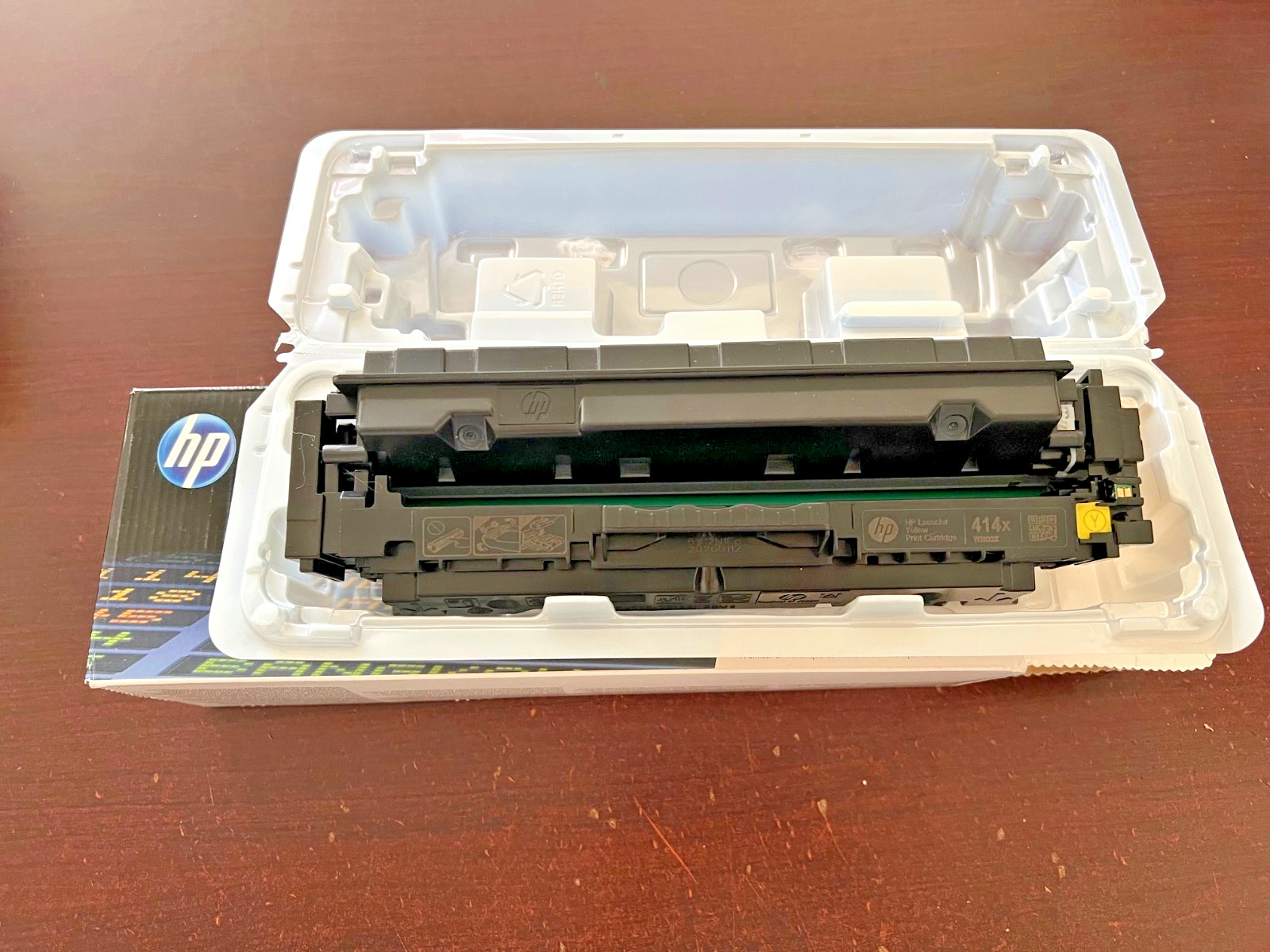 Genuine New HP 414X High Yield Yellow Toner Cartridge W2022X OEM Open box