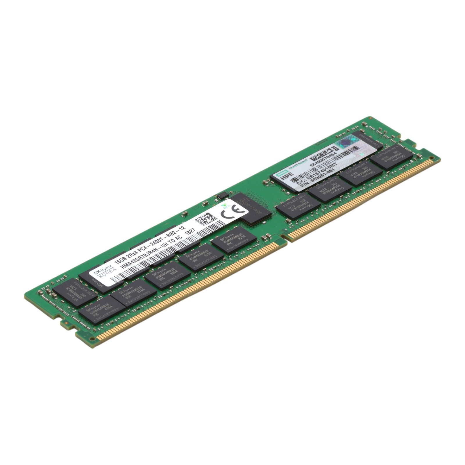 HPE SK Hynix 16GB 2Rx4 PC4-2400T HMA42GR7BJR4N-UH 809081-081 Smart Memory RAM