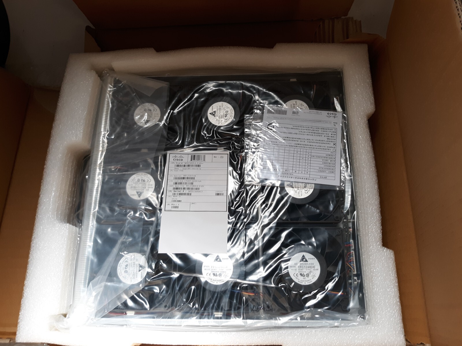 Cisco WS-C6509-E-FAN Fan Tray NEW *OPEN BOX*
