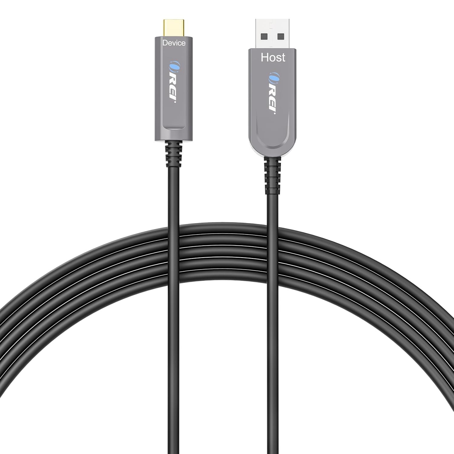 New-OREI USB 3.2 Gen2 USB-A to USB-C ActiveOpticalCable 100ft (AOC-A2C10G-100)