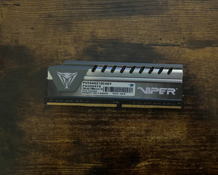 Patriot Viper Elite 4GB DIMM DDR4 2133MHz Gaming Memory Module PVE44G213C4GY