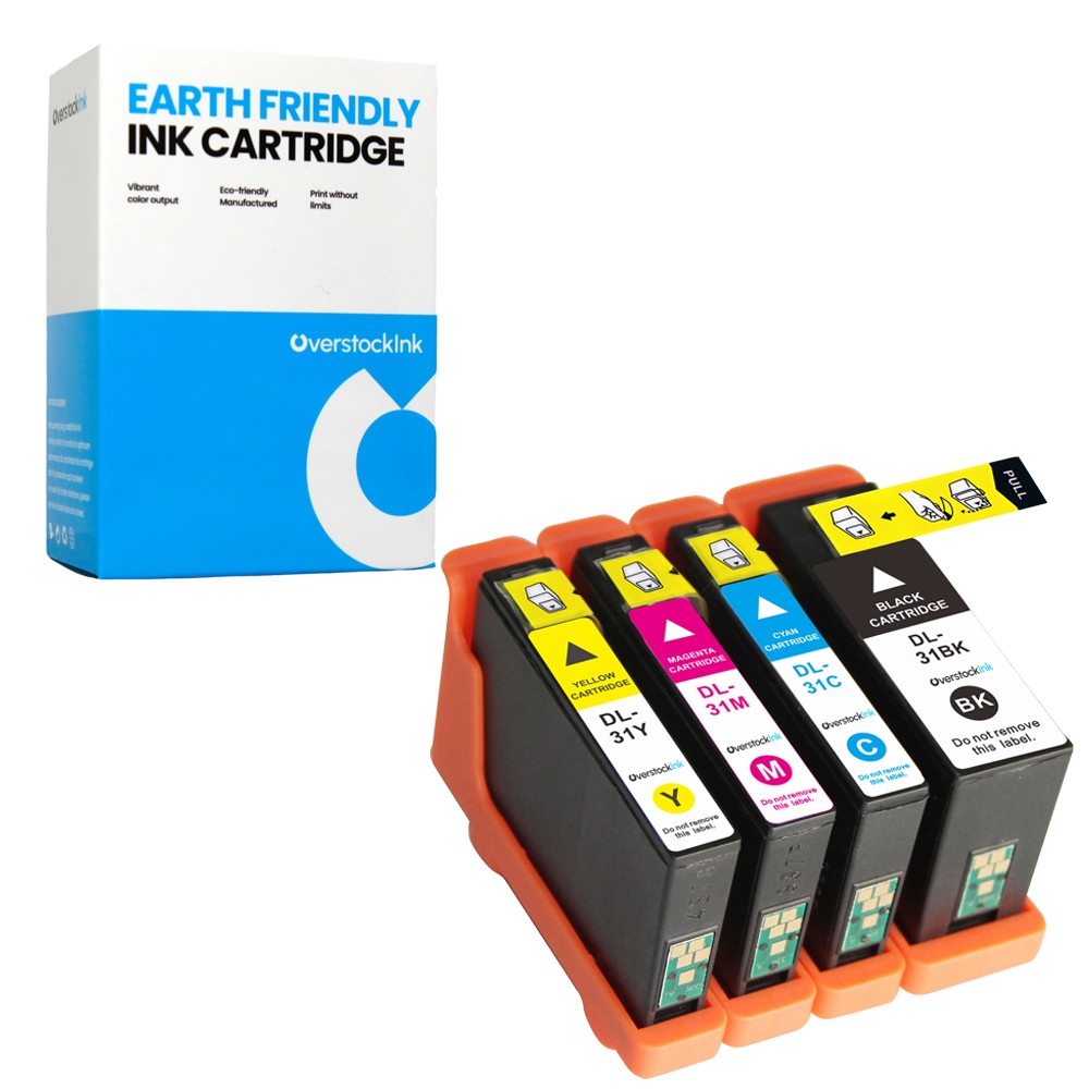 OSI Compatible 4-Pack Series 31 Ink Cartridges Combo fits Dell V525w All-In-One