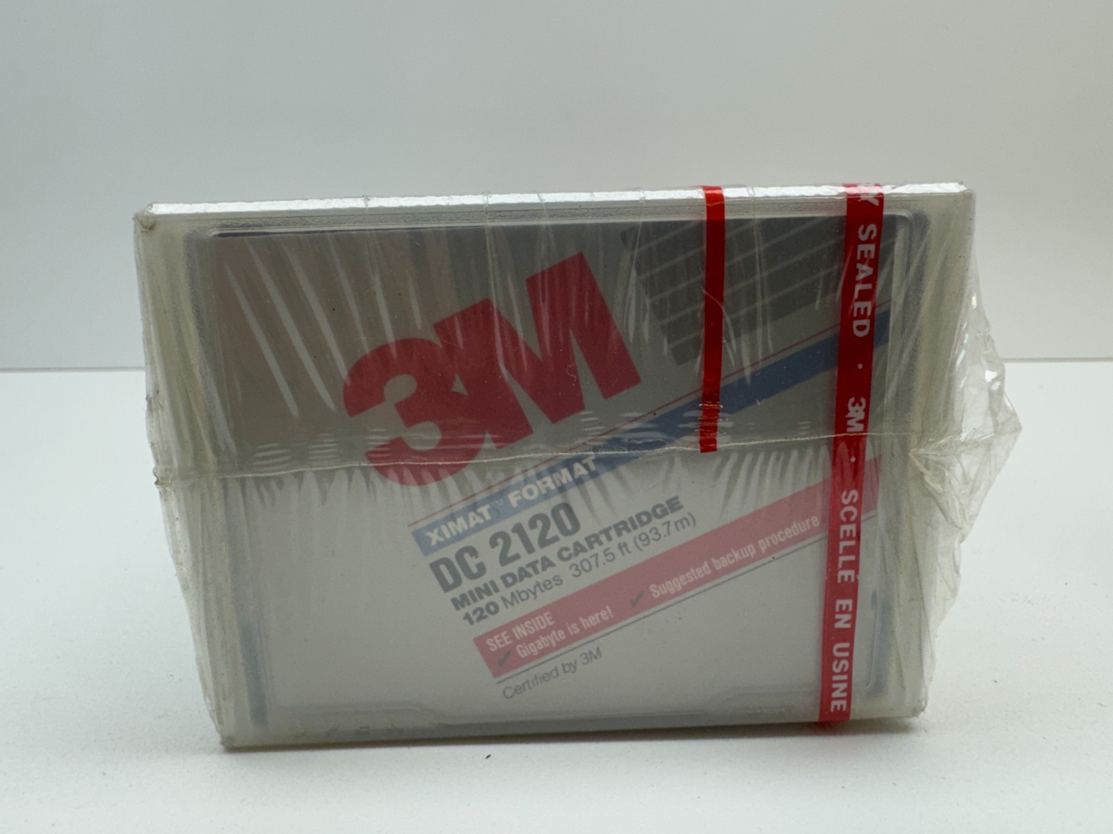 3M DC 2120 Mini Data Cartridge Ximat Format 120MB Tape Backup 10-Pack SEALED