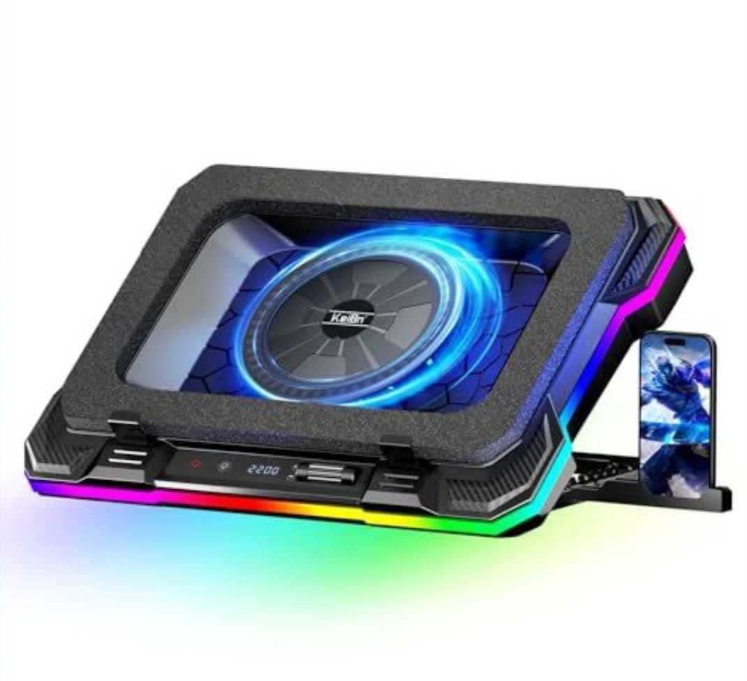 Compare @ $69 KeiBn Gaming Laptop Cooling Pad, Laptop Cooling Stand with 5.5inch