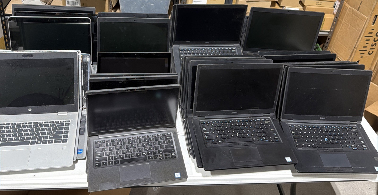 (LOT OF 38) Dell HP Latitude 5490 5480 7480 7400 5470 5450 640 FOR PARTS *READ
