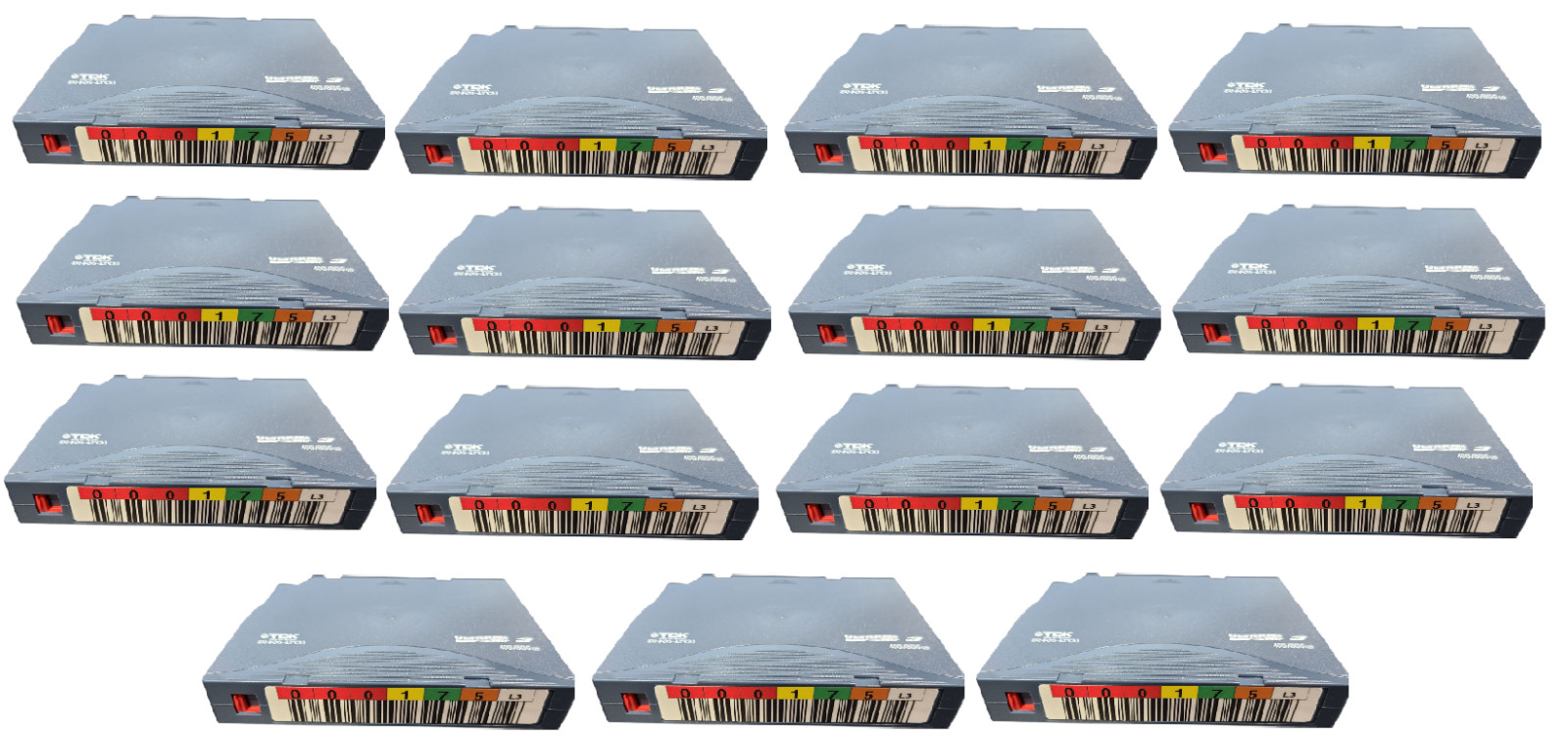 Lot of 15 TDK  Tape Cartridges 400/800GB