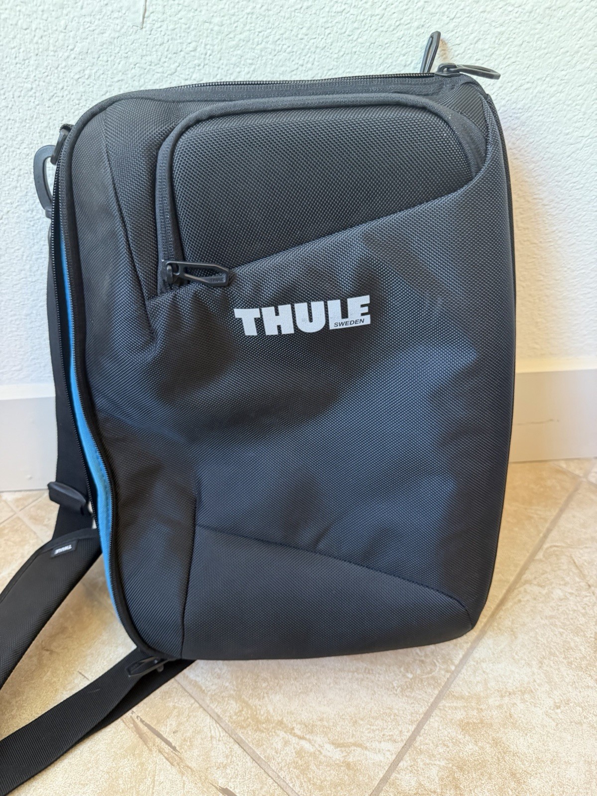 Thule Accent 17L Convertible Laptop Backpack in black.  