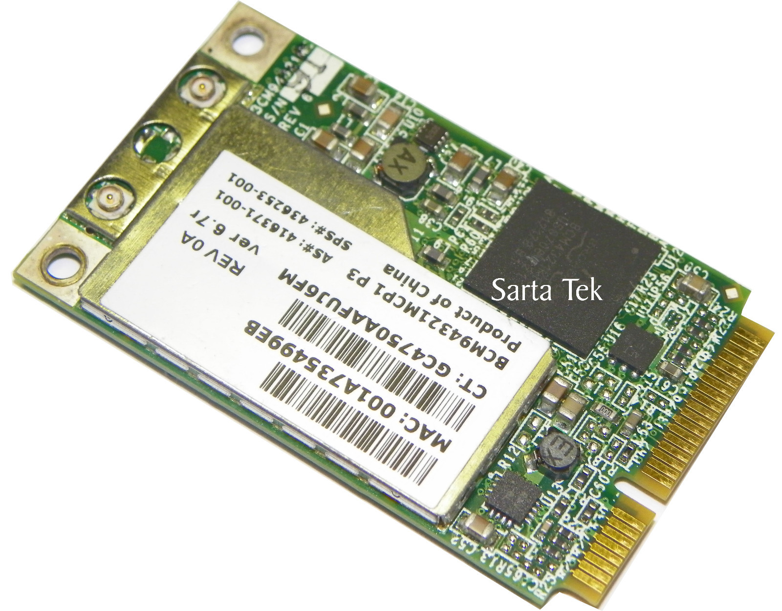 Gemtek WPEB-103AG (HP) BCM4321 802.11a/b/g/n WLAN PCIe Original HP 436253-001
