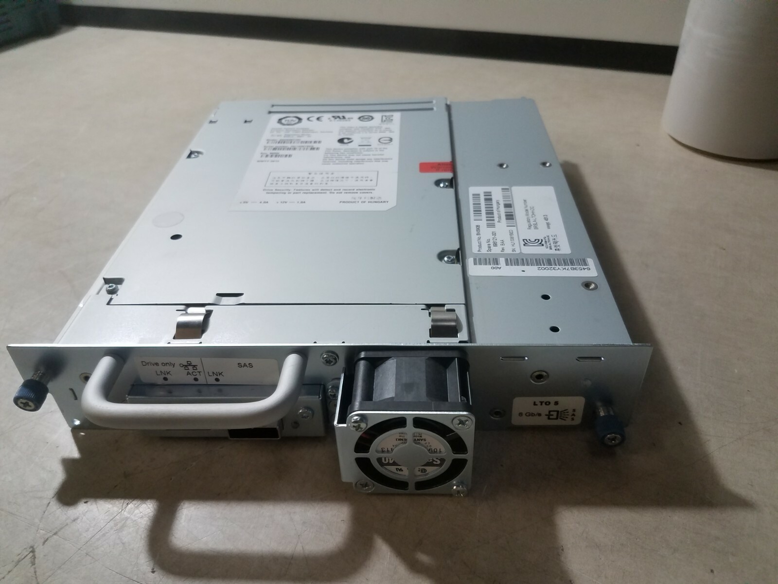 HP SUN Oracle LTO-5 SAS drive SL24 SL48 AQ284B#103 BRSLA-0904-DC