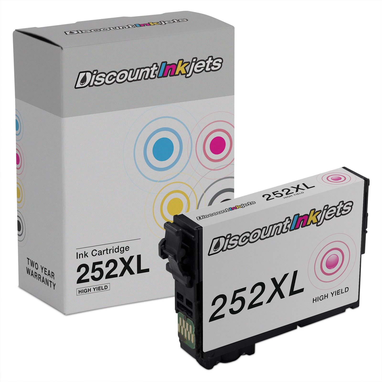 Reman 252XL MAGENTA Ink for Epson T252XL320 Cartridge WorkForce WF-3620 WF-7710D