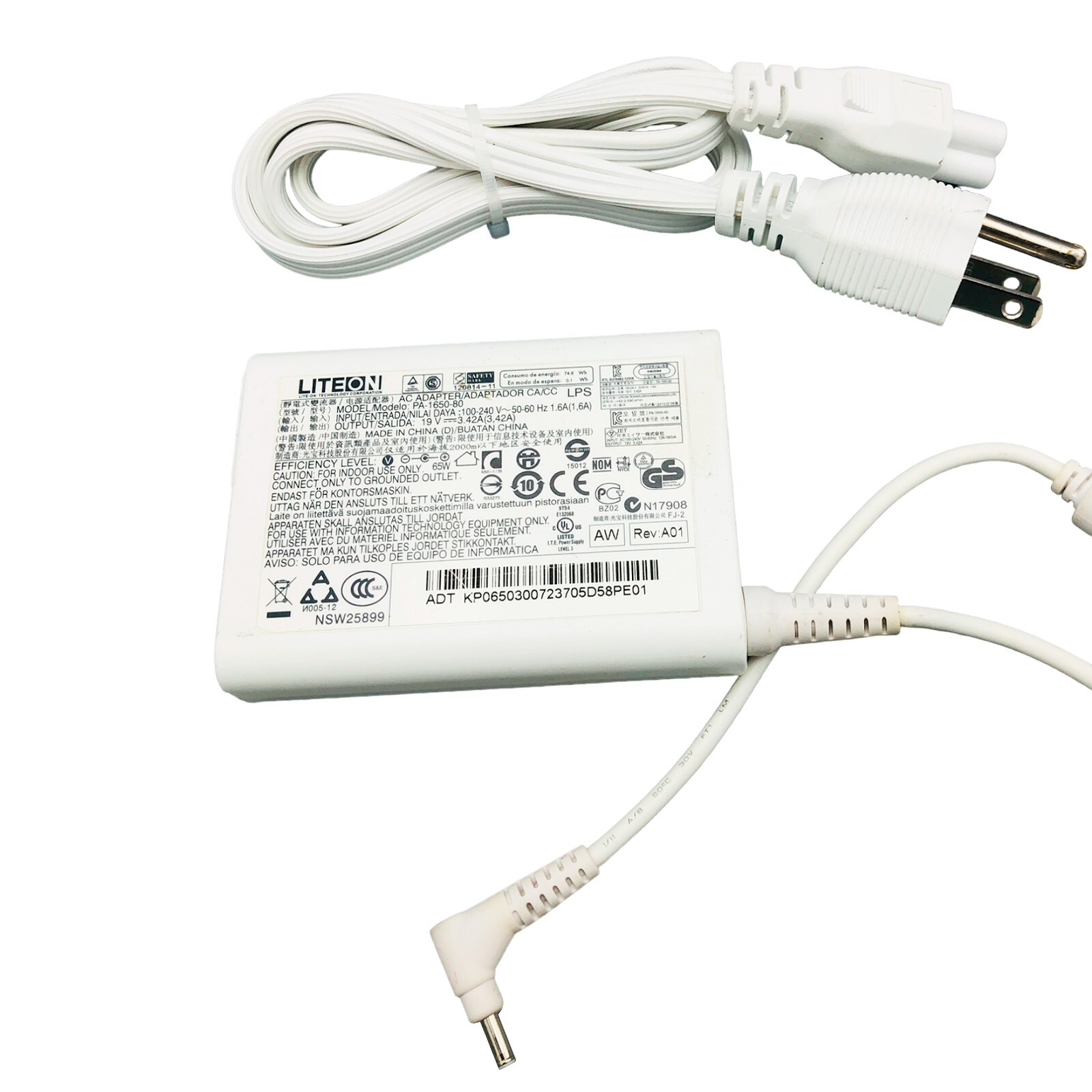 Genuine LiteOn AC/DC Adapter Charger for Acer Aspire Spin 3 SP314-53 SP314-54 