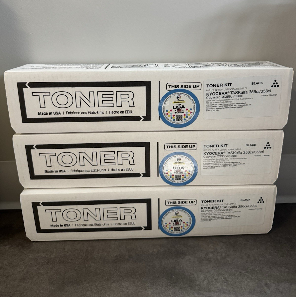 Kyocera Taskalfa 356ci/358ci Toner Kit (Black) - BRAND NEW, 