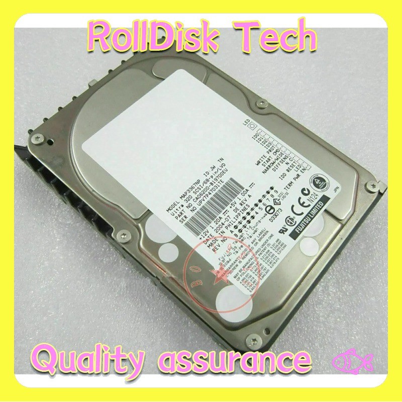 Hp/Fujitsu MAP3367NP 36.7GB 10K RPM 8MB 3.5″ SCSI Ultra320 68-Pin Hard Drive HDD