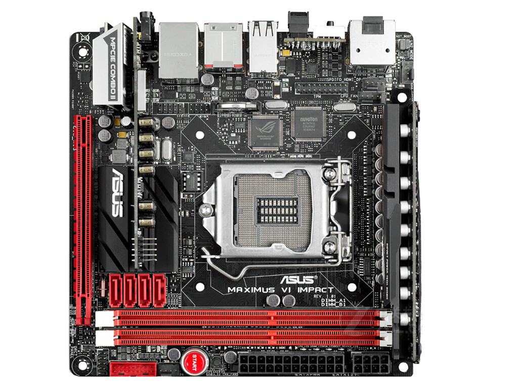 For ASUS Maximus VI Impact motherboard LGA1150 DDR3 64G DP+HDMI M-ITX Tested ok