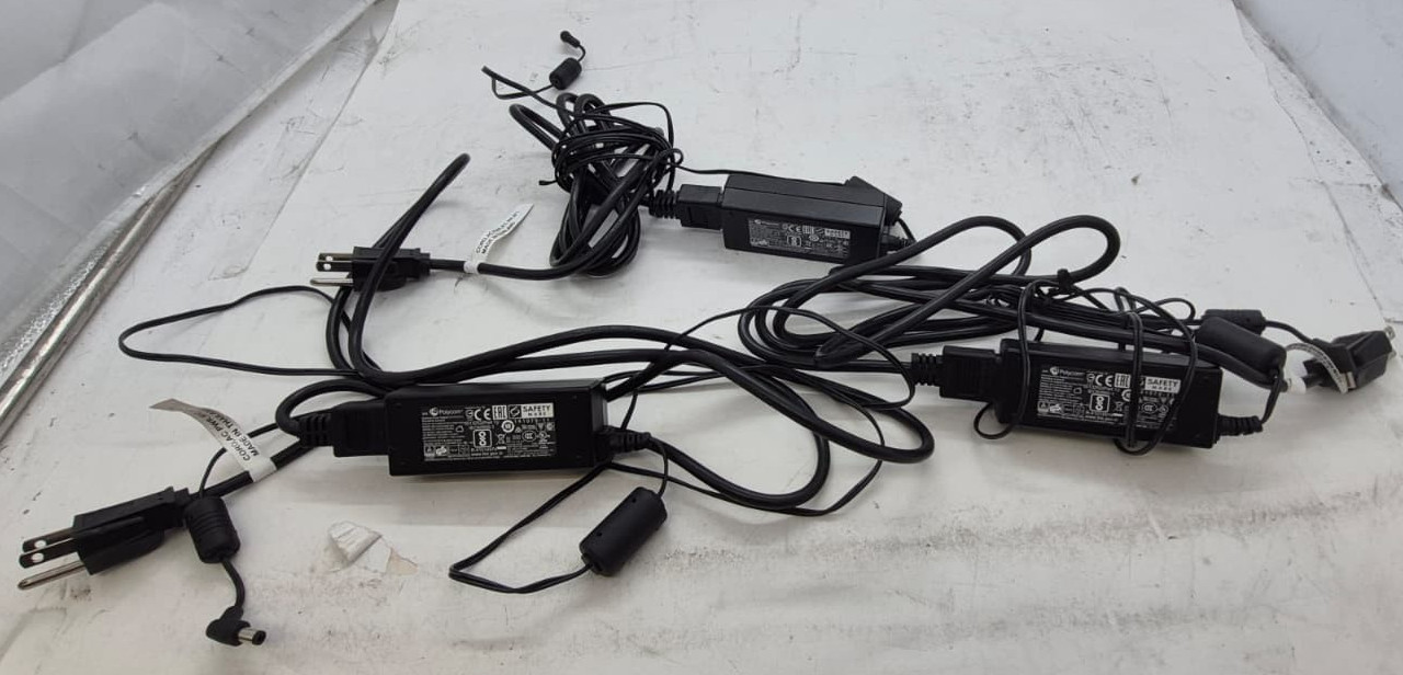 Lot of 3 Polycom 48V FSP025- DINANS Switching Power Adapter 1465-44243-001