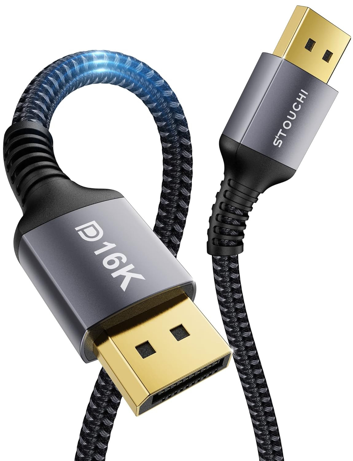 15FT VESA Certified Displayport 2.1 Cable 80Gbps UHBR20 DP Cord