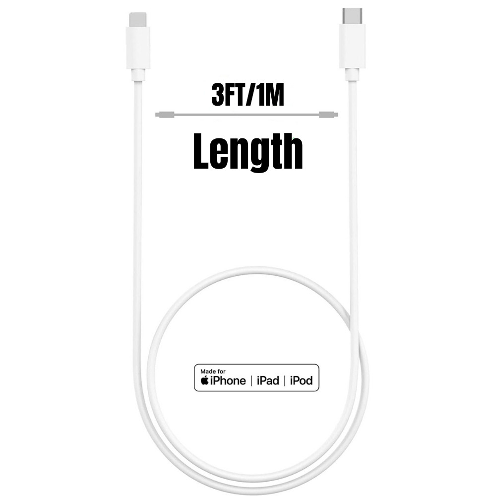 1/10X Lot PD Fast Charger USB-C to iPhone Cord 3/6FT For Apple 14 13 12 11 Cable