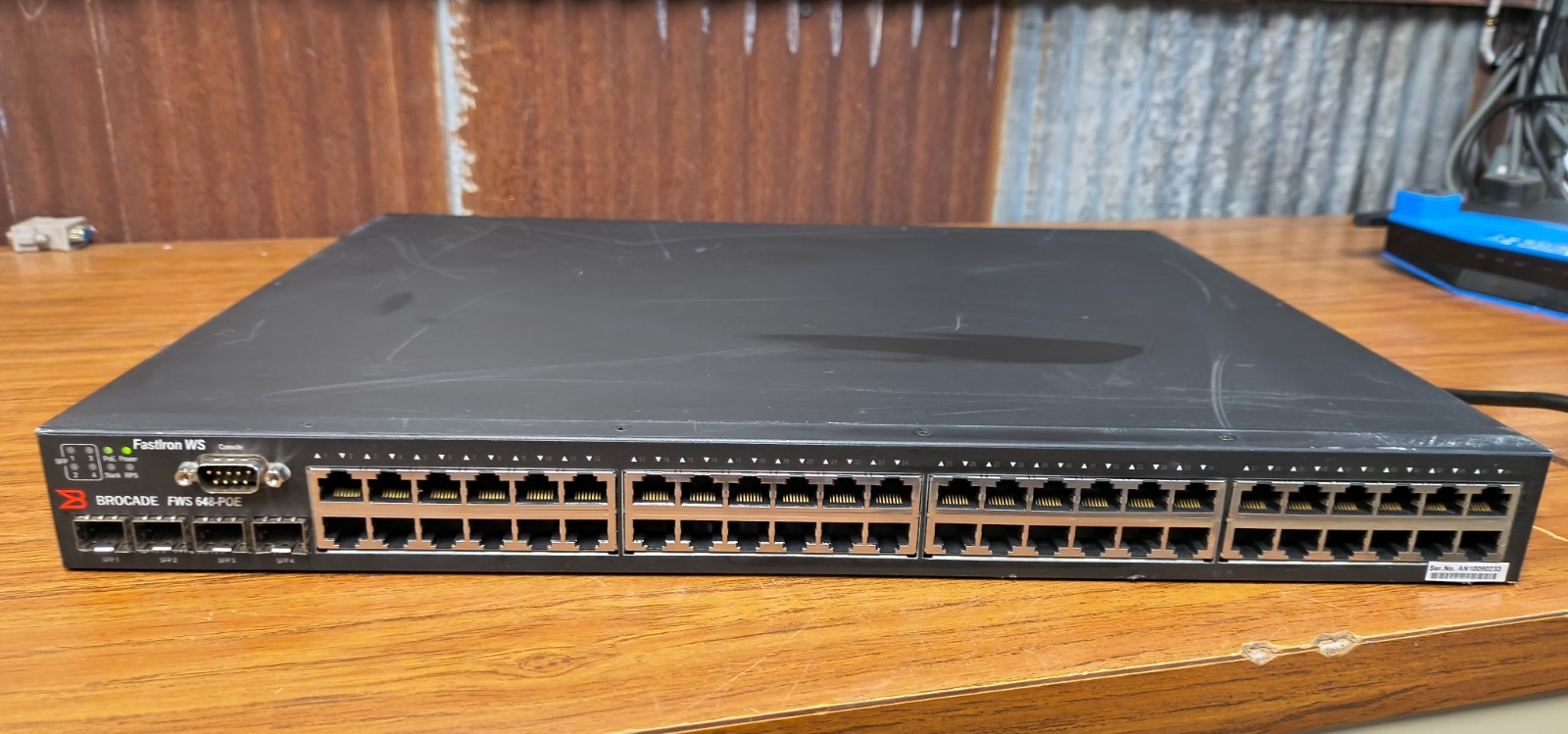 Brocade FastIron WS 48-Port Managed 10/100 PoE Ethernet Switch FWS648-POE